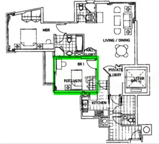 Room (Condo) for Rent in  The Mayfair - Image 5