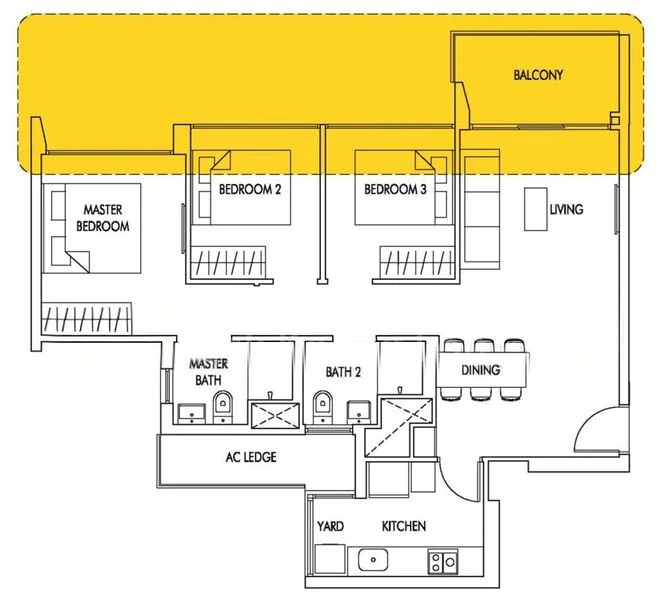 3 Bed Executive Condo for Rent in Sol Acres - Image 8