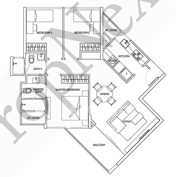 3 Bed Condo for Rent in Palm Isles - Image 10