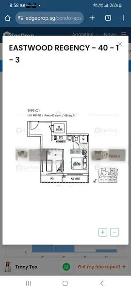 1 Bed Condo for Rent in  Eastwood Regency - Image 4