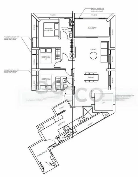 3 Bed Condo for Sale in  The Reserve Residences / Bukit V - Image 5