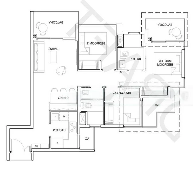 3 Bed Condo for Rent in High Park Residences - Image 9