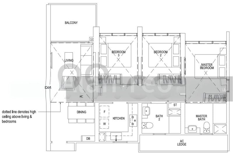 3 Bed Condo for Rent in  Parc Riviera - Image 15