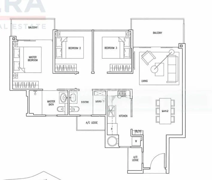 3 Bed Condo for Rent in  The Nautical - Image 11