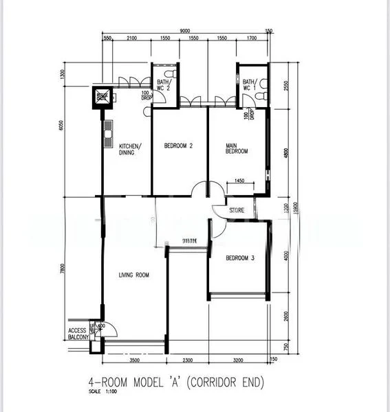 4 Room (4A) HDB for Rent in  284 Yishun Avenue 6 - Image 10