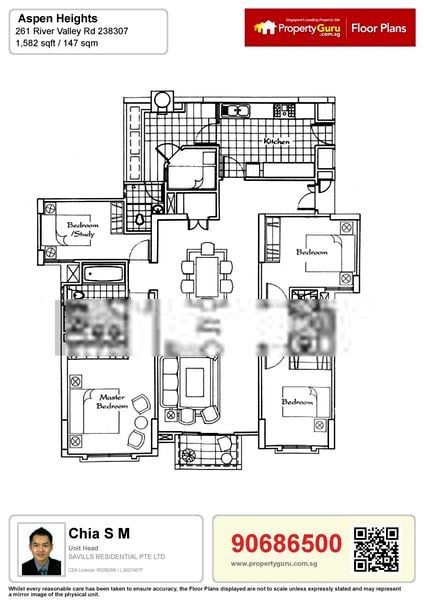 4+1 Bed Condo for Rent in  Aspen Heights - Image 20