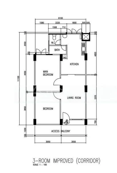 3 Room (3I) HDB for Rent in  130 Marsiling Rise - Image 5