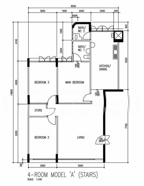 4 Room (4A) HDB for Rent in  138 Lorong Ah Soo - Image 18
