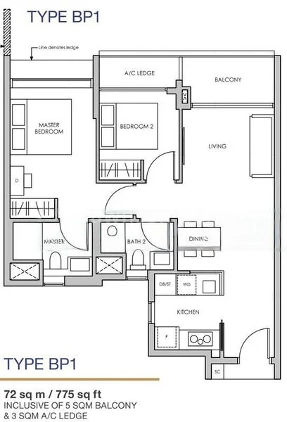 2 Bed Apartment (Condo) for Sale in  Pasir Ris Central - Image 16