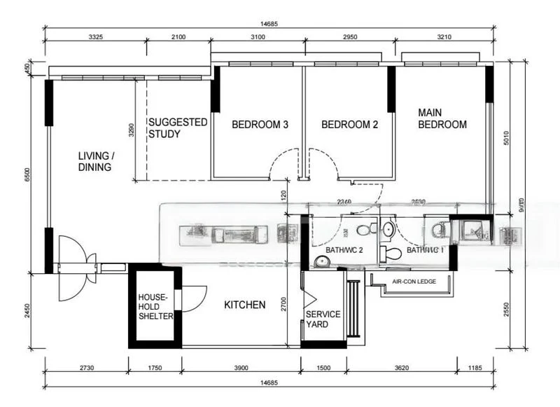 5 Room (5I) HDB for Sale in  494H Tampines Street 45 - Image 13