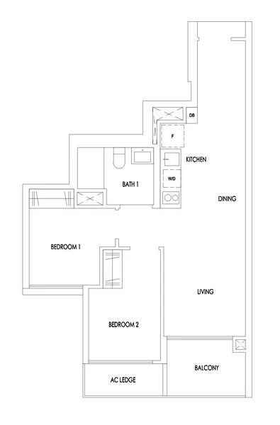 2 Bed Condo for Sale in  Treasure at Tampines - Image 12