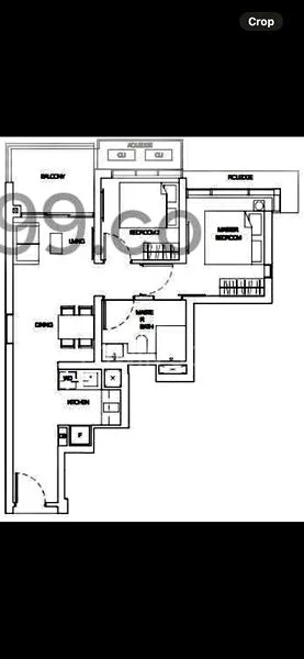 2 Bed Apartment (Condo) for Rent in  One Bernam - Image 7