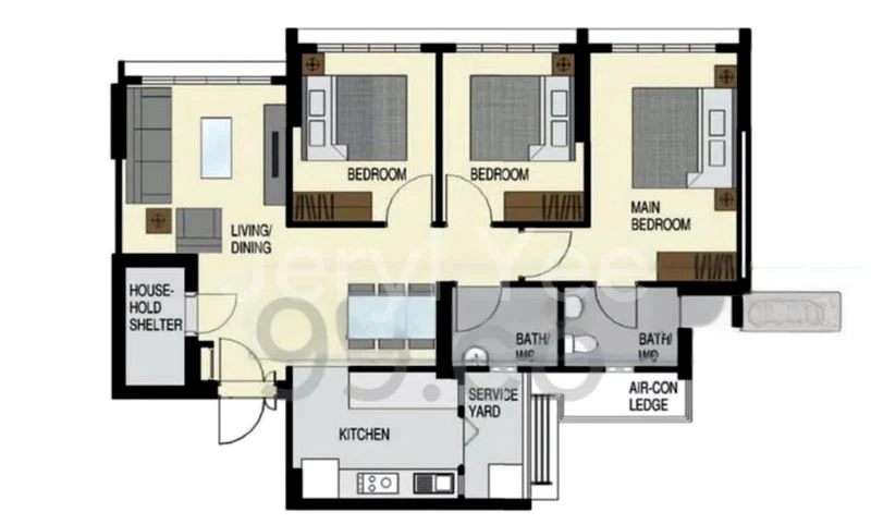 4 Room (4A) HDB for Sale in  418B Fernvale Link - Image 9