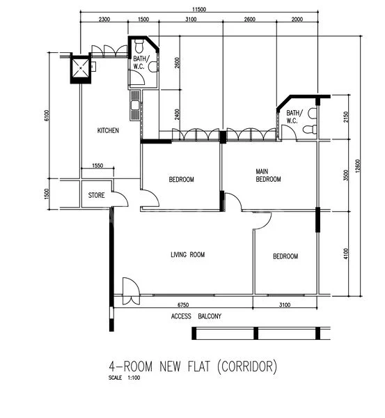 4 Room (4NG) HDB for Sale in 263 Jurong East Street 24 - Image 14