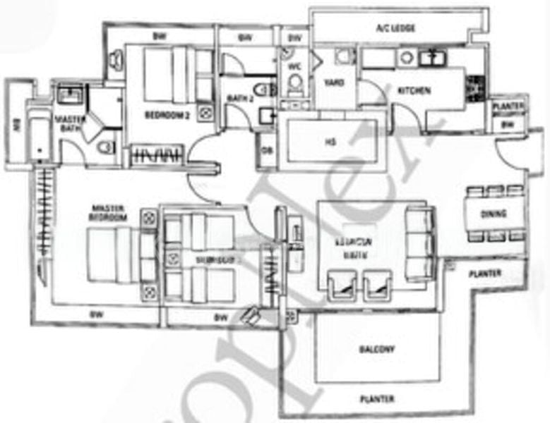 3 Bed Condo for Rent in  Waterford Residence - Image 6