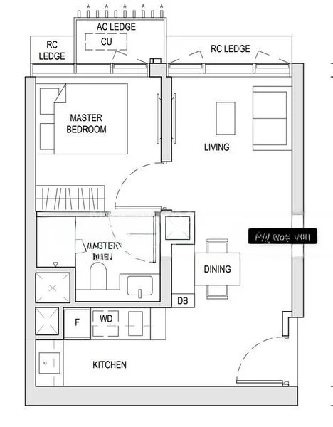 1 Bed Condo for Rent in  Newport Residences / Newport Tower - Image 7