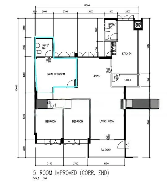 Master Room (HDB) for Rent in  249 Hougang Avenue 3 - Image 8