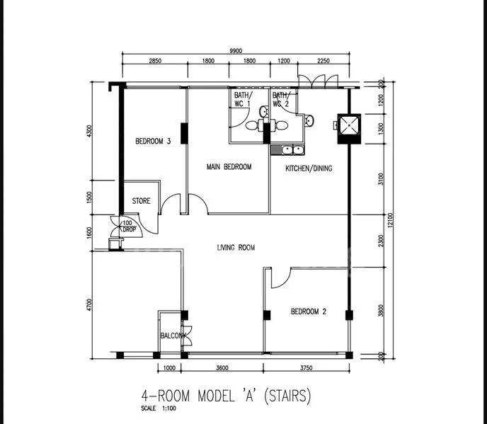 4 Room (4A) HDB for Sale in  503 Tampines Central 1 - Image 14