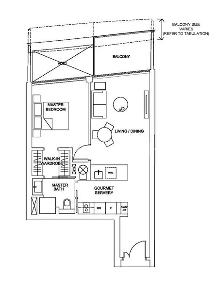 1 Bed Apartment (Condo) for Sale in  Marina One Residences - Image 6