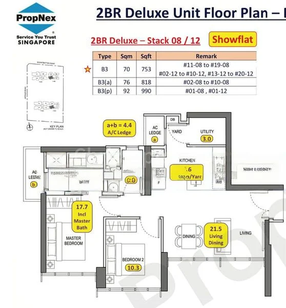 2+1 Bed Condo for Sale in Liv @ MB - Image 9