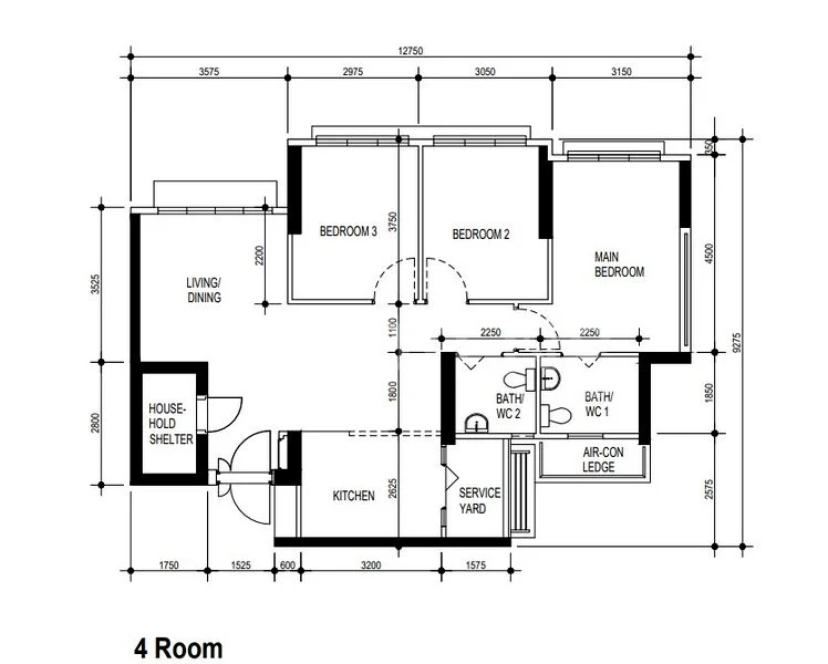 Master Room (HDB) for Rent in  101A Canberra Street - Image 5