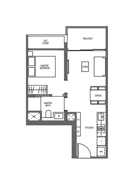 1 Bed Condo for Sale in  Midtown Modern - Image 9