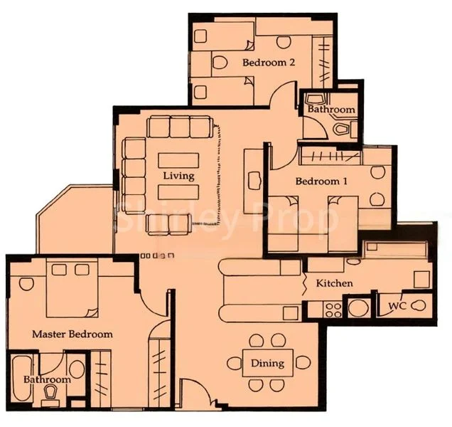 3 Bed Apartment (Condo) for Sale in  Ava Towers - Image 9