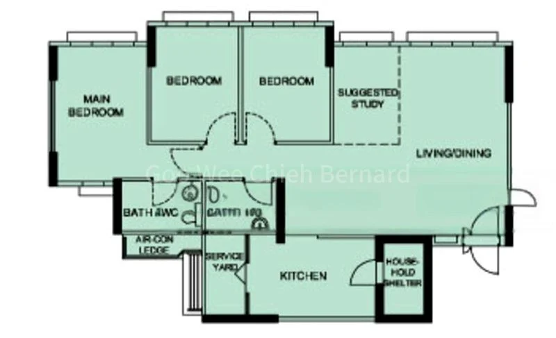 5 Room (5I) HDB for Rent in  321C Anchorvale Drive - Image 14