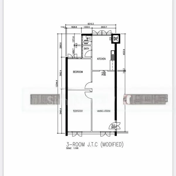 3 Room (3A) HDB for Rent in  185 Boon Lay Avenue - Image 19