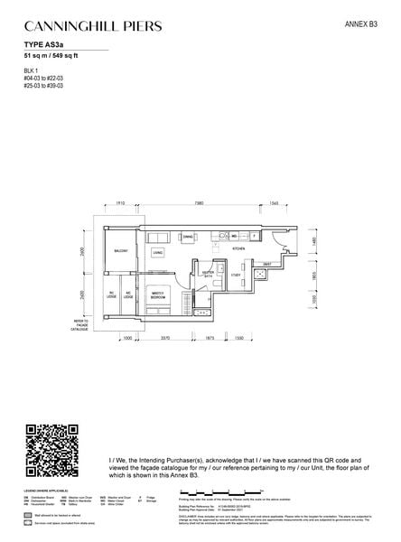 1 Bed Apartment (Condo) for Sale in  Canninghill Piers / Canninghill Square - Image 8