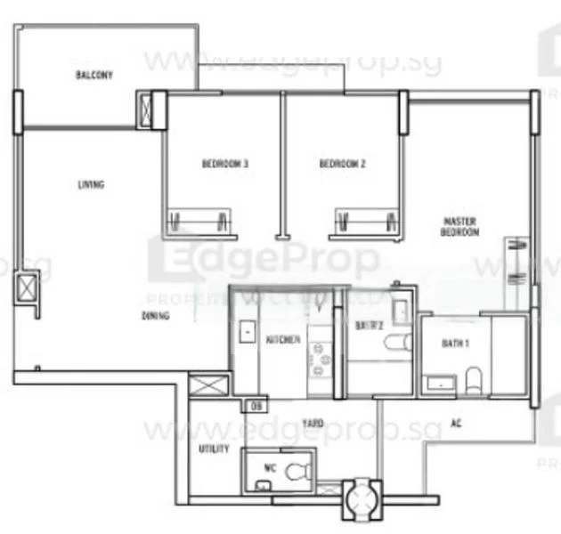 3 Bed Executive Condo for Sale in  Treasure Crest - Image 12