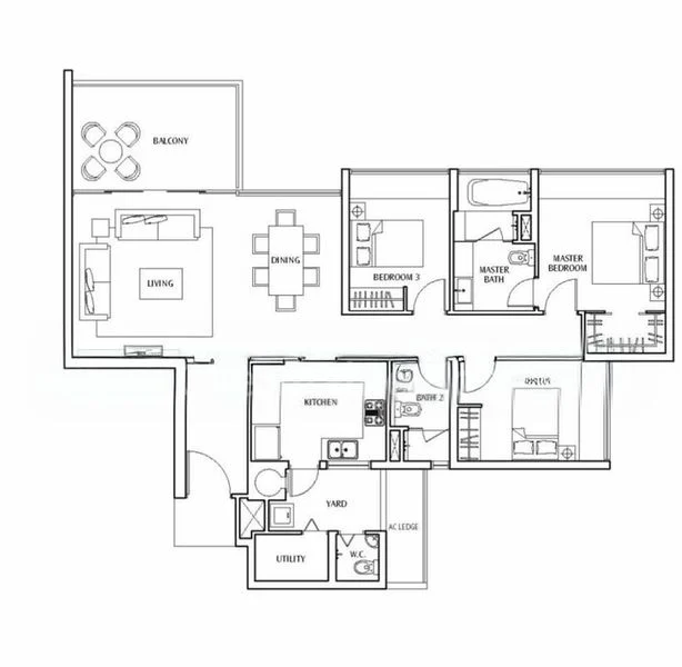 3 Bed Condo for Rent in  The Sea View - Image 16