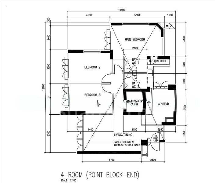 4 Room (4A) HDB for Rent in  108B Mcnair Road - Image 8
