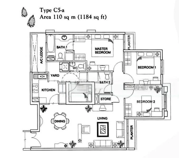 3 Bed Condo for Rent in  Yishun Sapphire - Image 12