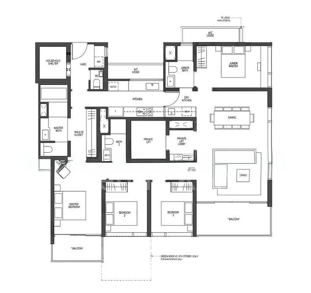4 Bed Condo for Rent in  Midtown Modern - Image 17