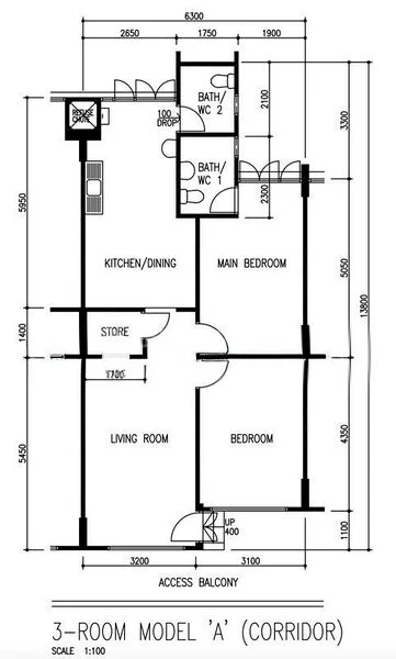 3 Room (3A) HDB for Sale in 402 Yishun Ring Road - Image 13