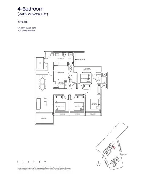 4 Bed Condo for Sale in Skye at Holland - Image 15