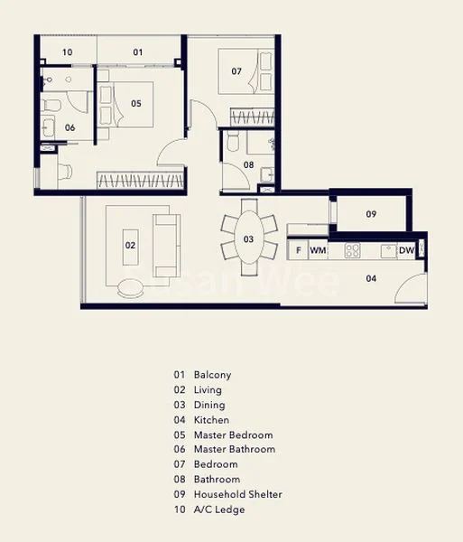 2 Bed Condo for Rent in  Hijauan - Image 12