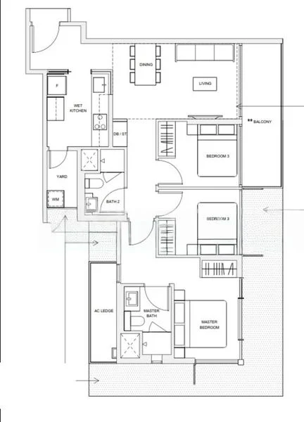 3 Bed Condo for Sale in The Verandah Residences - Image 7