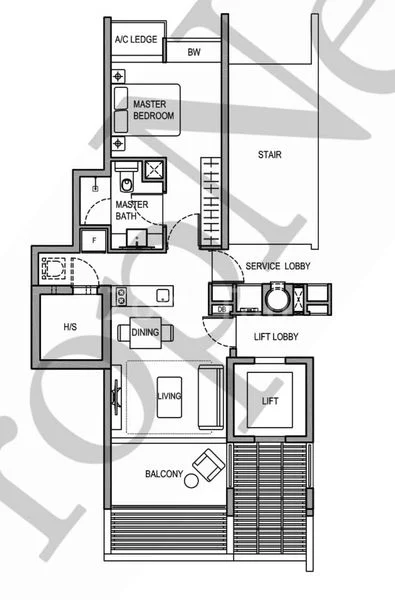 1 Bed Condo for Sale in  Holland Residences - Image 12