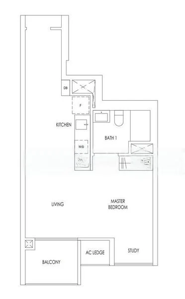 1 Bed Condo for Sale in  Treasure at Tampines - Image 6