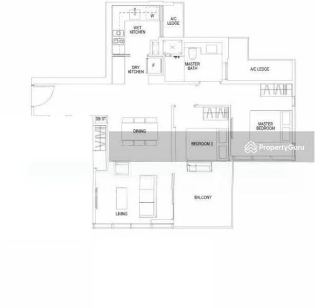 2 Bed Condo for Rent in  Sims Urban Oasis - Image 8