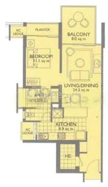 1 Bed Apartment (Condo) for Rent in  The Pier At Robertson - Image 7