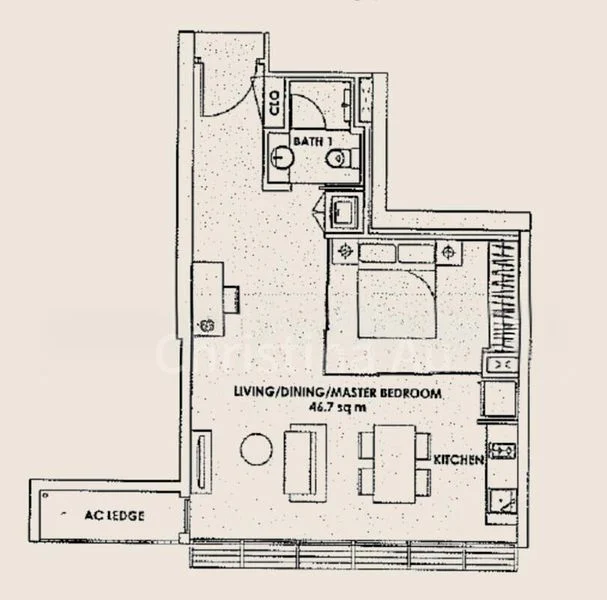 1 Bed Condo for Rent in  City Square Residences - Image 5