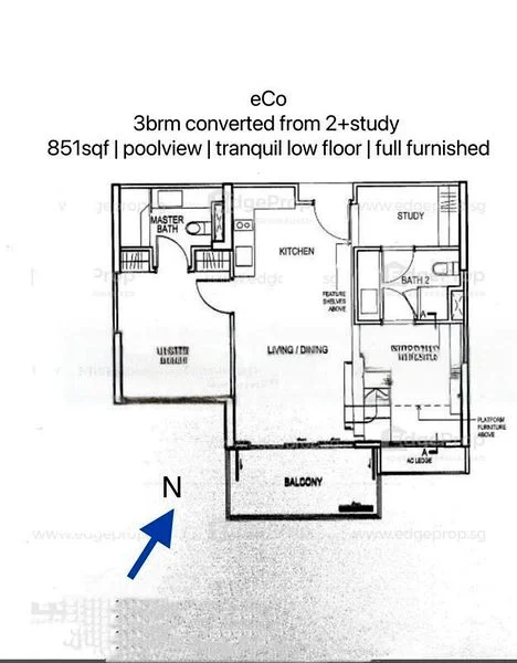 3 Bed Condo for Rent in  Eco - Image 8