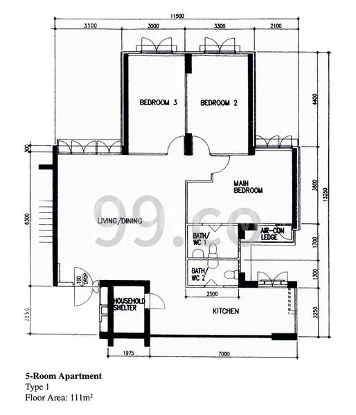 Common Room (HDB) for Rent in 589A Montreal Drive - Image 3