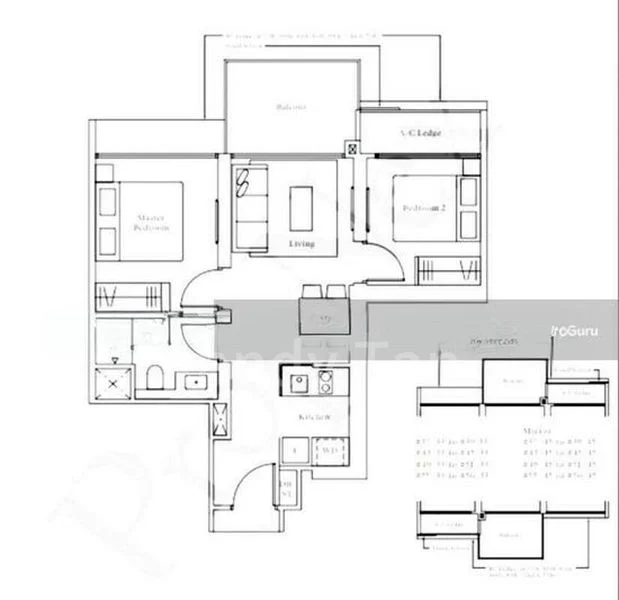 2 Bed Condo for Sale in  Avenue South Residence - Image 11