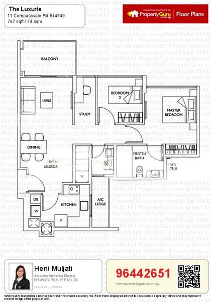 2 Bed Condo for Rent in  The Luxurie - Image 6