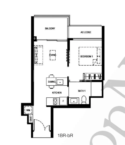 1 Bed Condo for Sale in  Normanton Park - Image 6