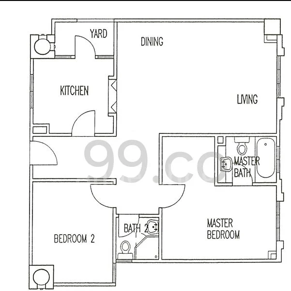 2 Bed Apartment (Condo) for Sale in  Harbourlights - Image 10